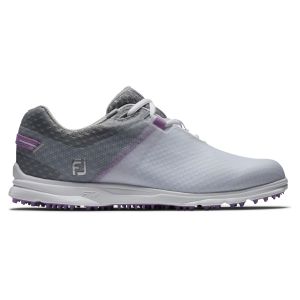 FootJoy Womens Pro/SL Sport Golf Shoes White/Gray/Lilac