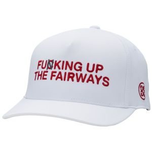 G/FORE Funking Up Stretch Twill Snapback Golf Hat - Snow