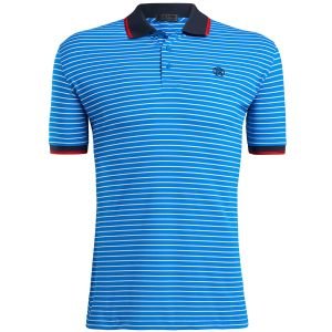 G/FORE Perforated Stripe Golf Polo 2022