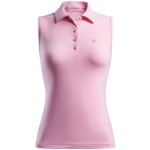 G/FORE Womens Featherweight Sleeveless Golf Polo