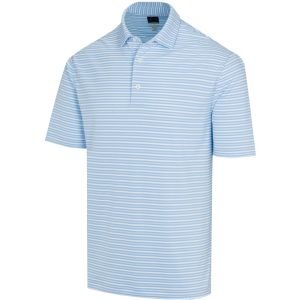 Greg Norman Recycled ML75 Microlux Stripe Golf Polo