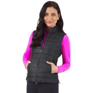 IBKUL Women's Solid Quilted Golf Vest