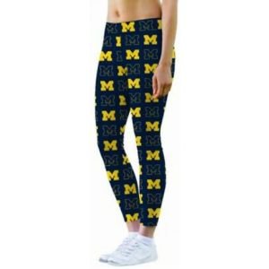 Loudmouth Women's University Of Michigan Wolverines Active Leggings