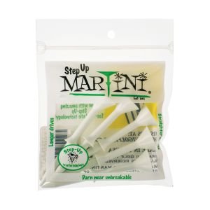 3 1/4" Martini Step-Up Golf Tees 5 Pack - White