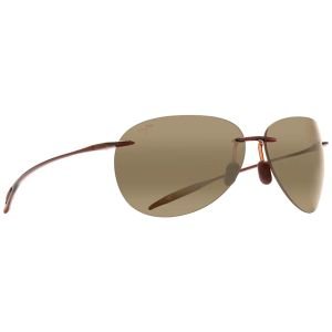 Maui Jim Sugar Beach Polarized Rimless Rootbeer Sunglasses HCL Bronze Lens
