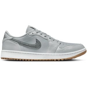 Nike Air Jordan 1 Low G Golf Shoes Wolf Grey/White/Gum Medium Brown/Iron Grey