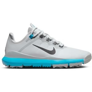 Nike TW Tiger Woods '13 Golf Shoes Photon Dust/Iron Grey/Light Smoke Grey/Blue LIghtening