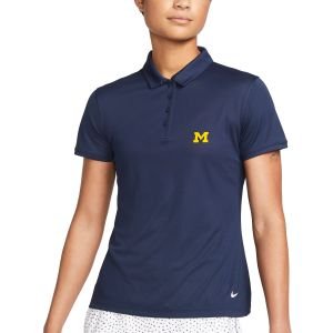 Nike Women's University of Michigan Dri-FIT Victory Golf Polo