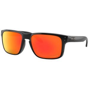 Oakley Holbrook Polished Black Sunglasses - Prizm Ruby Polarized Lens