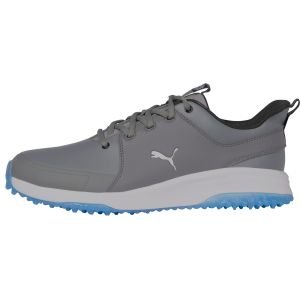 PUMA Grip Fusion Pro 3.0 Golf Shoes - Quiet Shade/Silver/Ibiza Blue