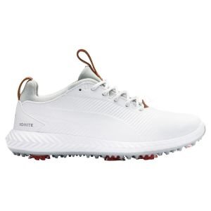 Puma Junior Ignite PWRAdapt 2.0 Golf Shoes - White/White
