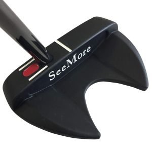 SeeMore Classic Series Black HT Offset Mallet Putter