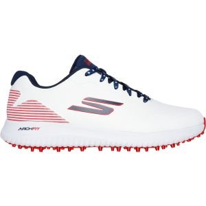 Skechers Arch Fit GO GOLF Max 2 Americana Golf Shoes White/Navy/Red