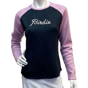 Sport Haley Women's Birdie Long Sleeve Crew Golf Sweater