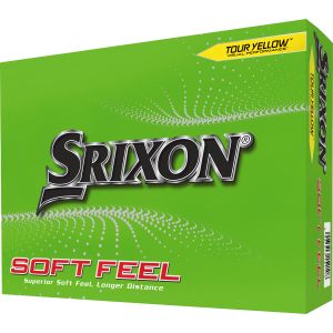 2023 Srixon SOFT FEEL 13 Yellow Golf Balls Packaging