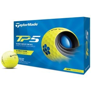2021 TaylorMade TP5 Yellow Golf Balls Packaging