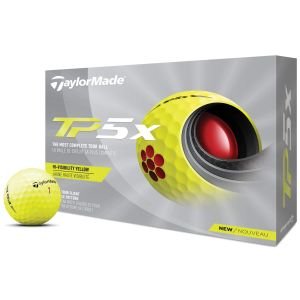 2021 TaylorMade TP5x Yellow Golf Balls Packaging
