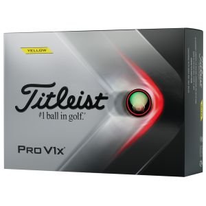 2021 Titleist Pro V1x Yellow Golf Balls Packaging