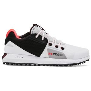 Under Armour UA HOVR Forge RC Spikeless Golf Shoes - White/Black