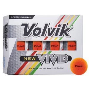 Volvik New Vivid Golf Balls 2021 - ORANGE