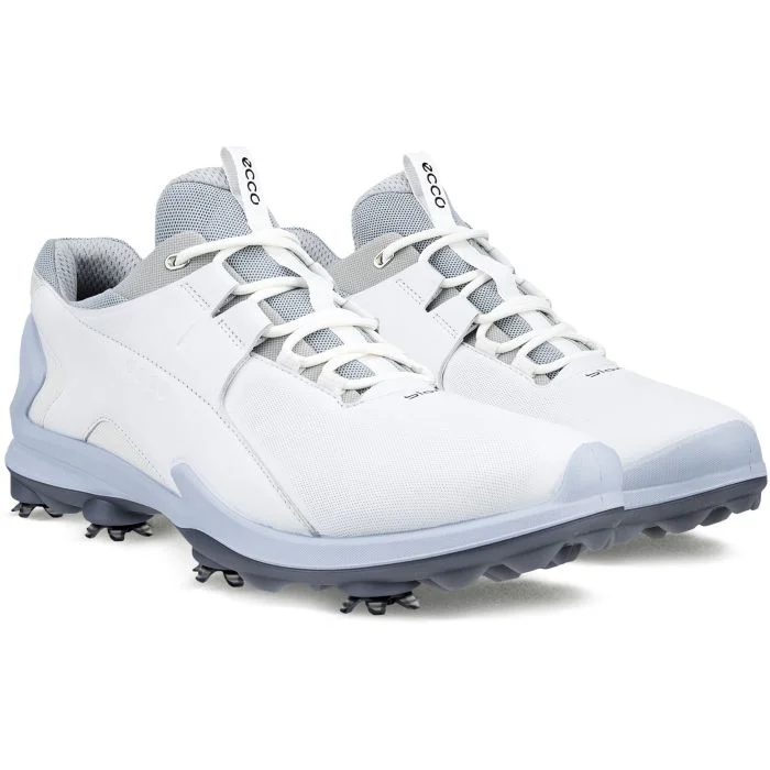 Free Shipping - ECCO BIOM Tour Lace Golf Shoes White - Carl's Golfland