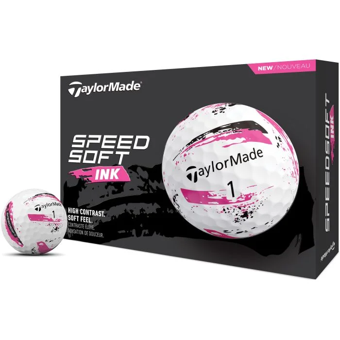 Free Shipping - TaylorMade SpeedSoft Ink Golf Balls - Carl's Golfland