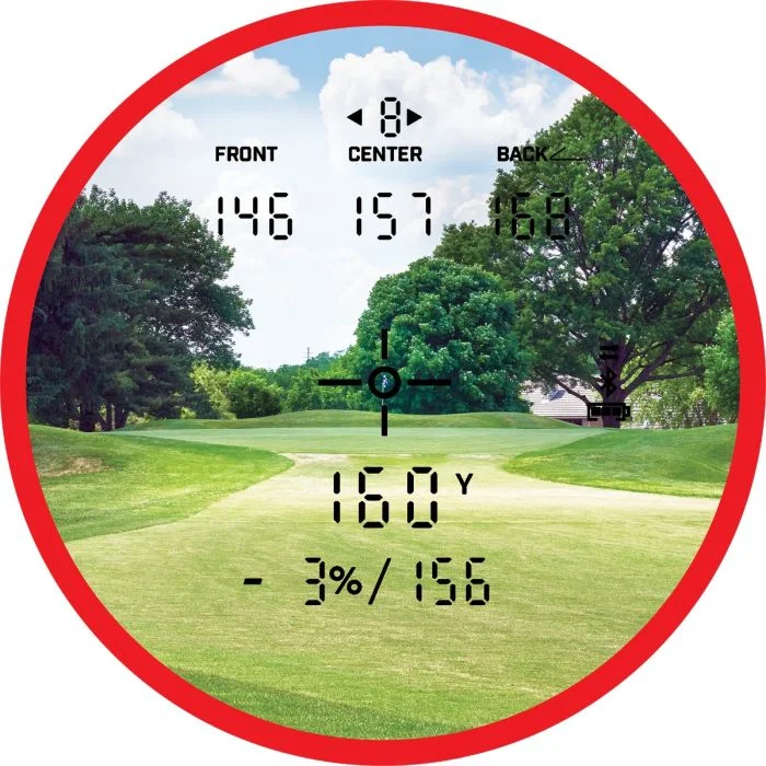 Bushnell Orange Tour Hybrid Laser Golf Rangefinder With GPS