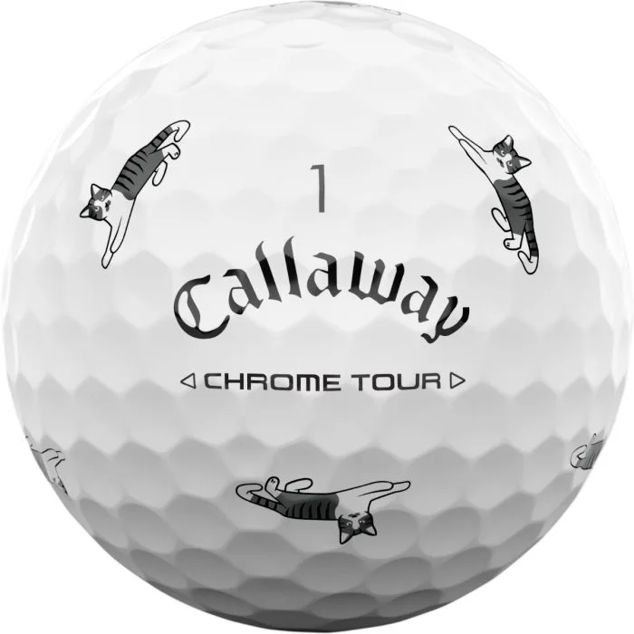 Callaway Chrome Tour Cats Limited Edition Golf Balls 2025 - Carl's