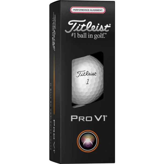 Free Shipping - Titleist Pro V1 Red AIM Performance Golf Balls