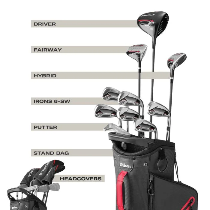 Wilson Profile Complete Golf Package Set - Carl's Golfland