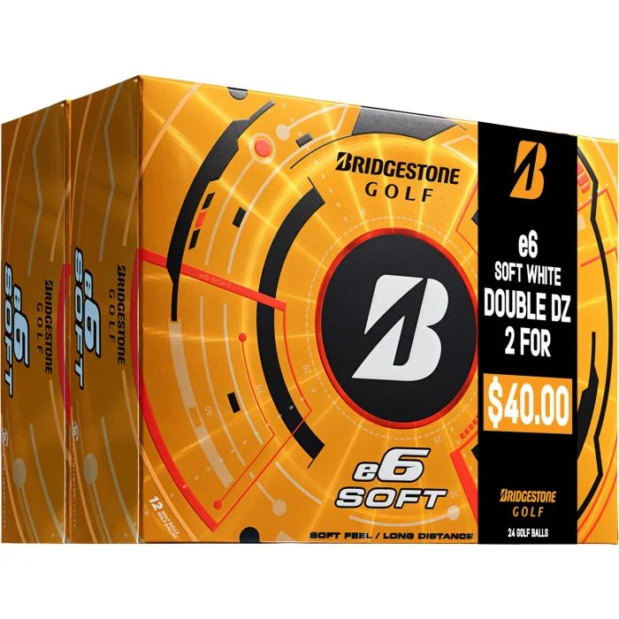 Bridgestone e6 Soft Double Dozen Golf Balls 2026 - Carl's Golfland
