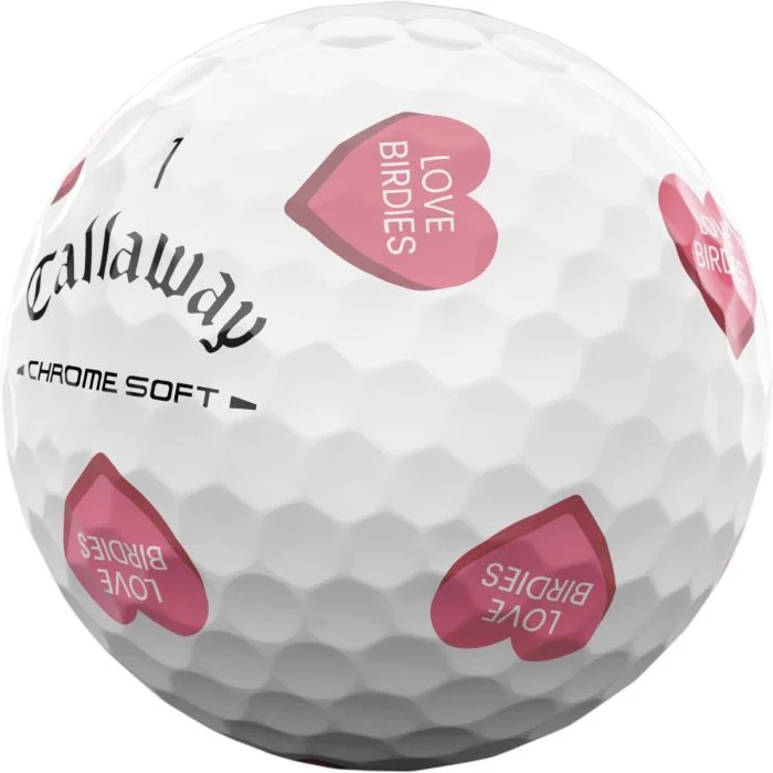 Callaway Chrome Soft Truvis Hearts Limited Edition Golf Balls 2026