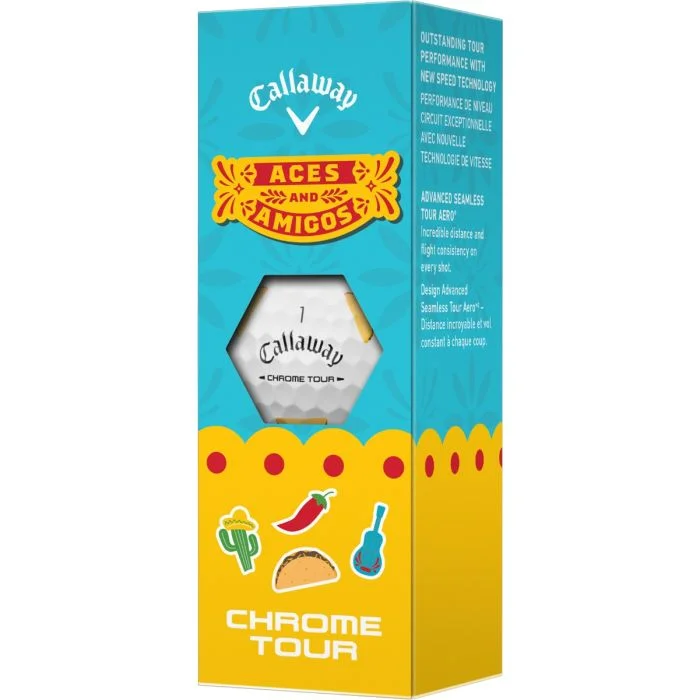 Callaway Chrome Tour Cinco De Mayo Aces and Amigos Golf Balls 2026