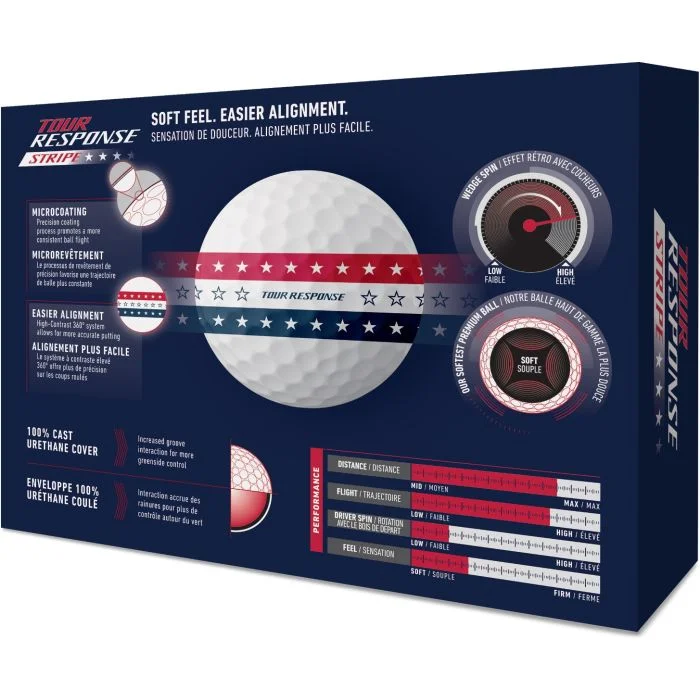 TaylorMade Tour Response Stripe USA Golf Balls 2026 - Carl's Golfland