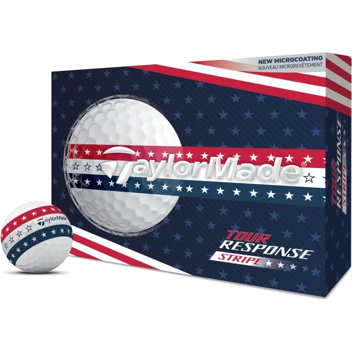 TaylorMade Tour Response Stripe ゴルフボール2箱 TaylorMade Tour Response Stripe USA Golf Balls 2026 - Carl's Golfland