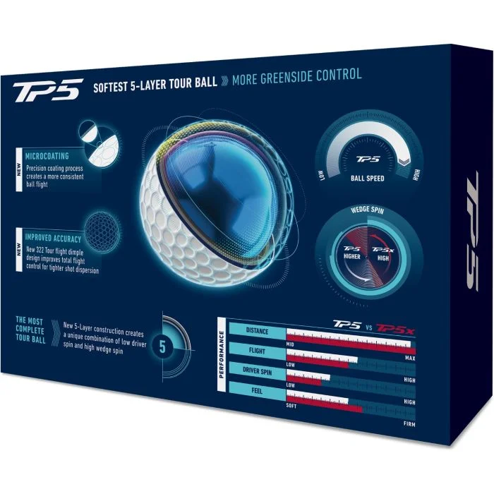 TaylorMade TP5 Golf Balls 2026 - Carl's Golfland