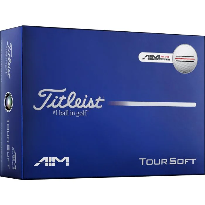 Titleist Tour Soft Red AIM Performance Golf Balls - Carl's Golfland