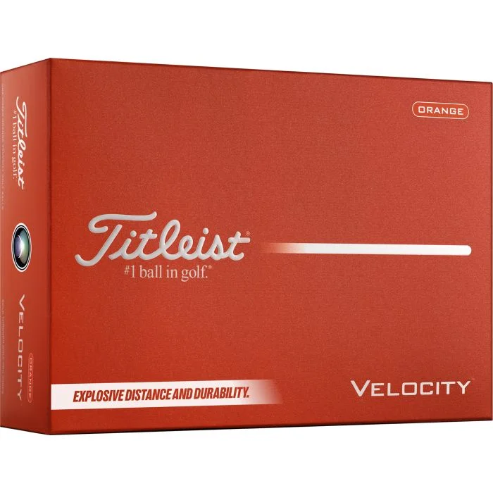 Titleist Velocity Orange Golf Balls 2026 - Carl's Golfland