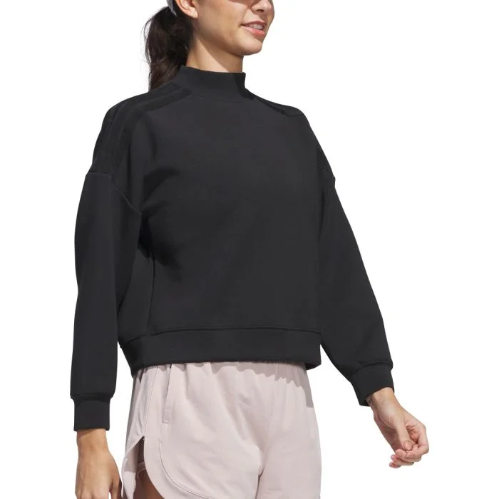 adidas Women's Beyond The Course Space Mock Layer Golf Sweater