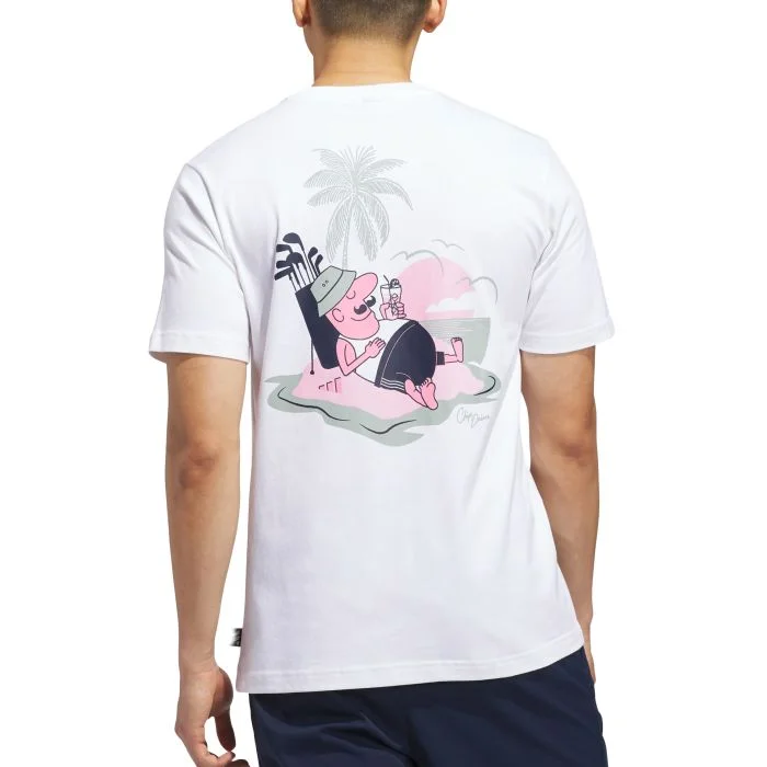 adidas Golf Chip In Paradise Graphic T-Shirt - Carl's Golfland