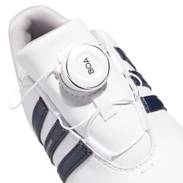 adidas gazelle silver green womens adidas SW 5540 Spikeless Golf Shoes - Footwear White/Pure Ruby/Collegiate Navy main image 0