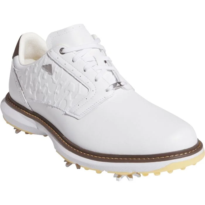 adidas MC70 SPK Golf Shoes Cloud White/Matte Silver/Brown - Carl's