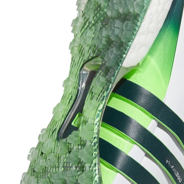 adidas Tour360 25 Spikeless Golf Shoes Cloud White/Aurora Ivy/Lime
