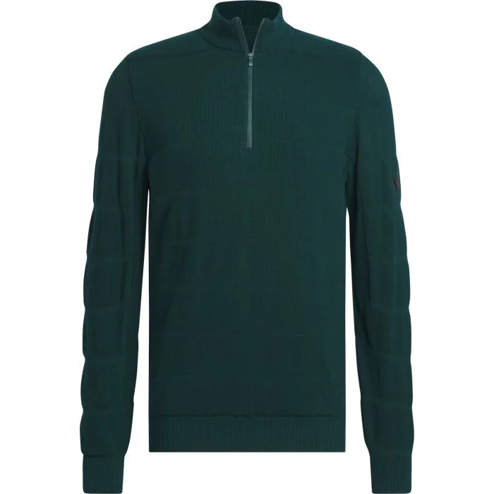 adidas Ultimate365 Tour Wind Knit Quarter Zip Golf Pullover