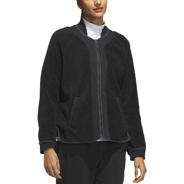   GOLF ブラックジャケット L adidas Women's Go-To Fleece Golf Jacket - Carl's Golfland