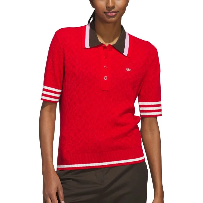 adidas Women's Originals Knit Golf Polo Shirt - Carl's Golfland