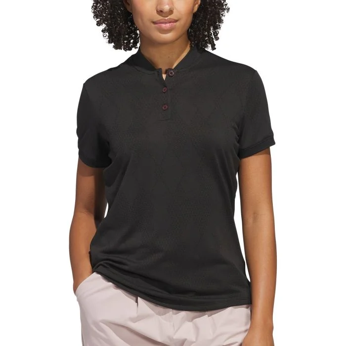 adidas Women's Ultimate365 Diamond Jacquard Golf Polo Shirt