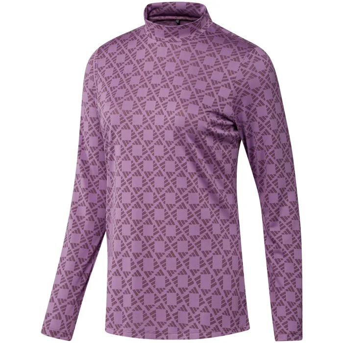adidas Women's Ultimate365 Tour HEAT.RDY Mock Neck Long Sleeve