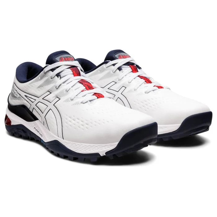 Asics White, Navy & Red Men\'s Golf Shoes Asics GEL-GAME 8 L.E. Men main image 4
