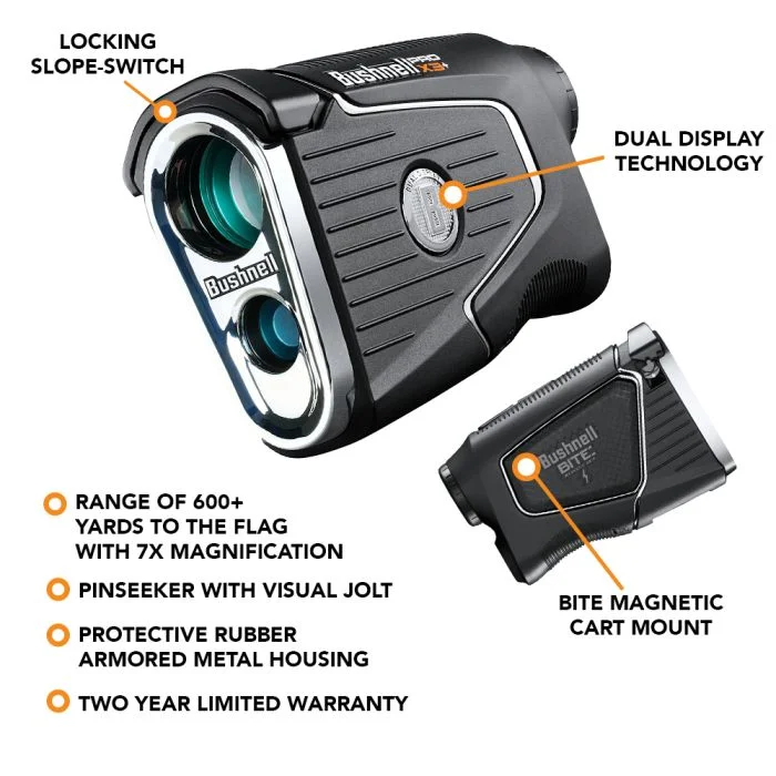 Free Shipping - Bushnell Pro X3+ Plus Golf Rangefinder - Carl's